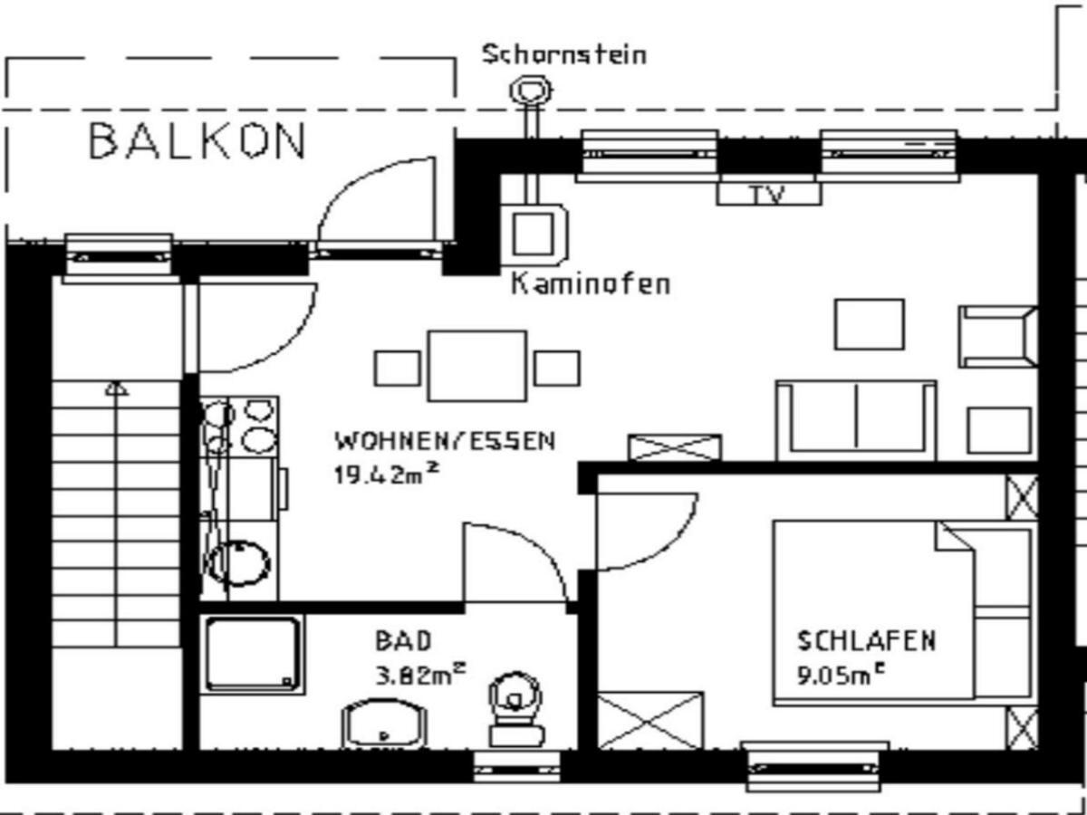 Pontus Ferienwohnung Fewo2 Zislow Exterior foto